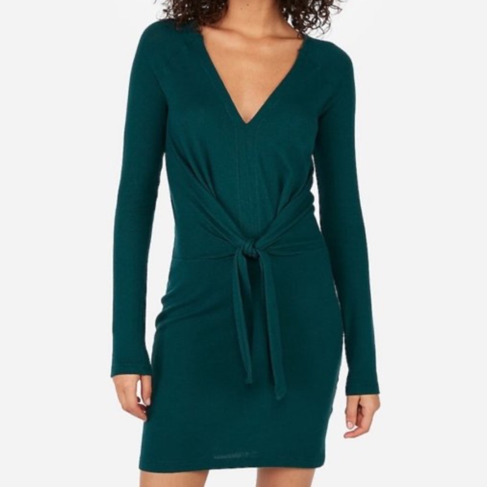 Express Forrest Green Dress size M